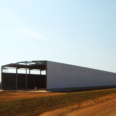 Q345B門脈フレームの倉庫の長命軽い鉄骨構造の建物
