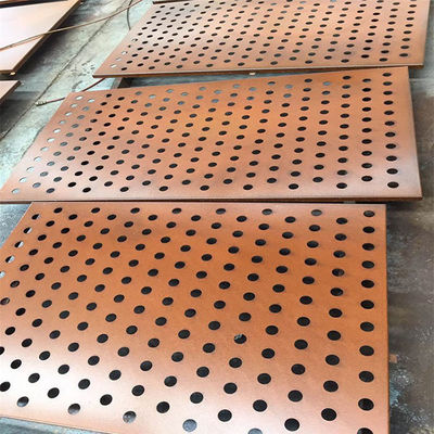 レーザーの切断の物質的な低合金のCortenの鋼板壁シート