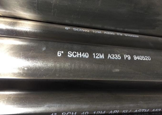 Astm A335 P5 P9 P11 P22の合金鋼の管のAstm A335 P5 P9 P22の合金鋼の継ぎ目が無い管の合金鋼の管