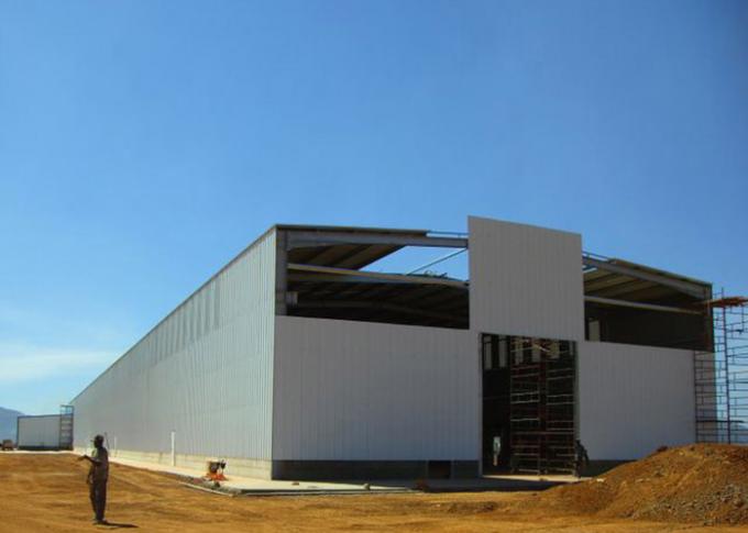 設計プレハブの速い構造の大きいスパンの金属フレームの倉庫の容易な設置ライト鉄骨構造の建物