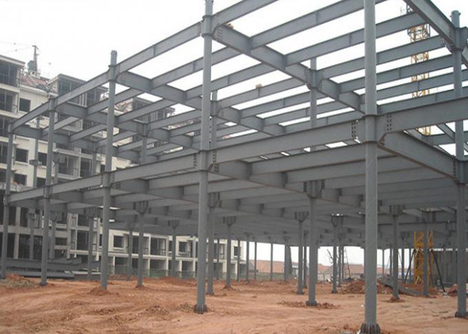 中国の設計プレハブの鉄骨構造の大きいスパンの金属フレームの倉庫は1000のSqm鉄骨構造の建物を塗った